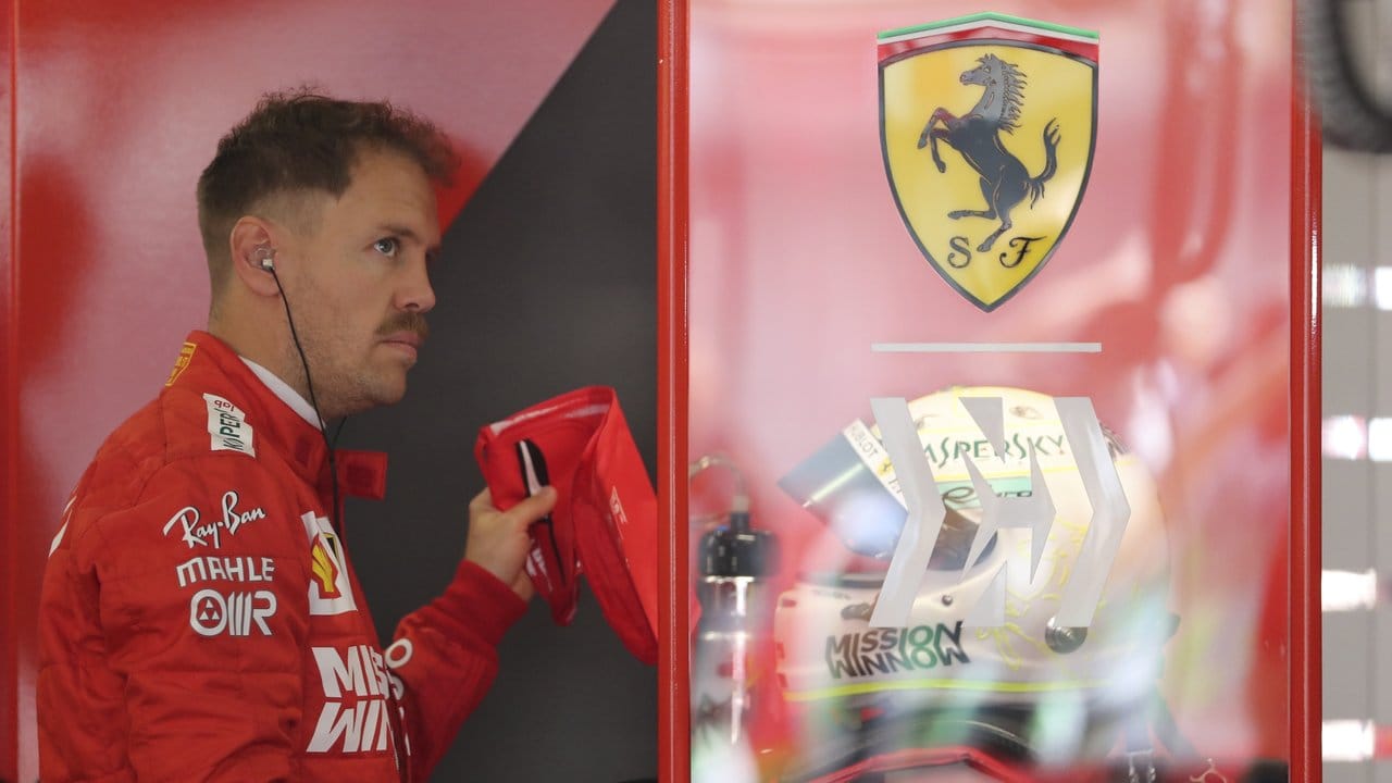 Will im vierten Rennen endlich den ersten Saisonsieg: Ferrari-Pilot Sebastian Vettel.