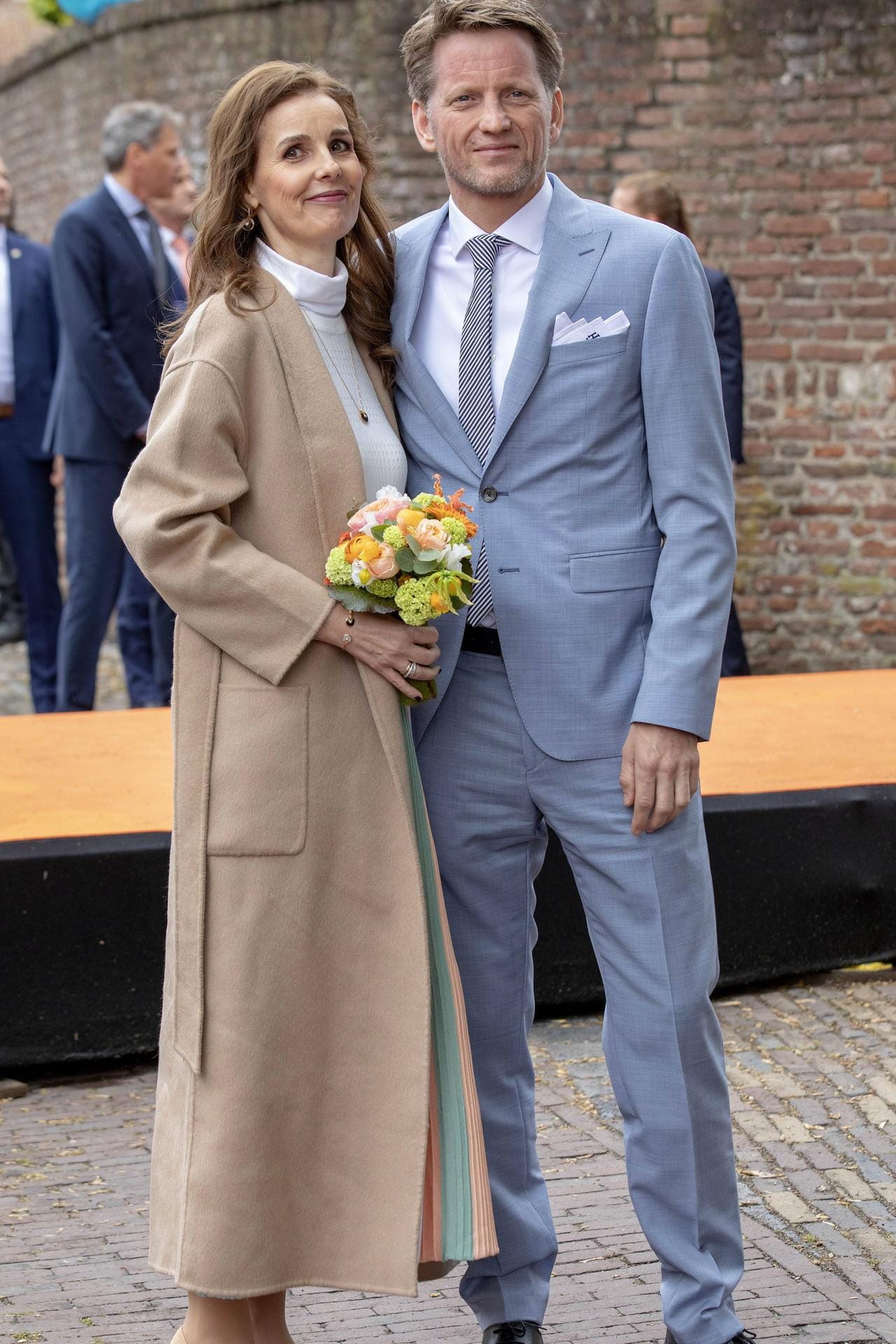 Willem-Alexanders Cousin, Prinz Pieter-Christiaan, und seine Frau Anita kamen ebenfalls.