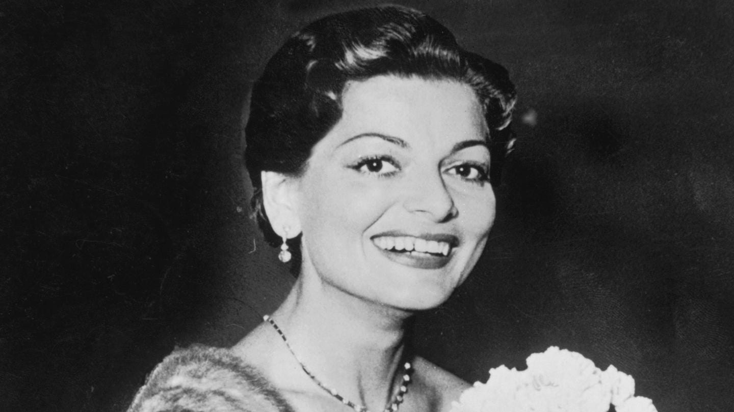 1956: Lys Assia gewinnt für die Schweiz mit 1 Punkt