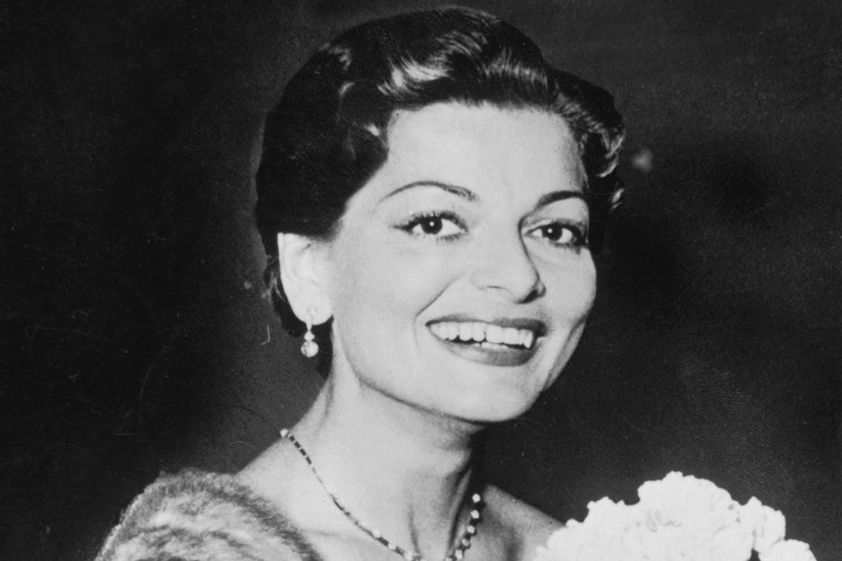 1956: Lys Assia gewinnt für die Schweiz mit 1 Punkt