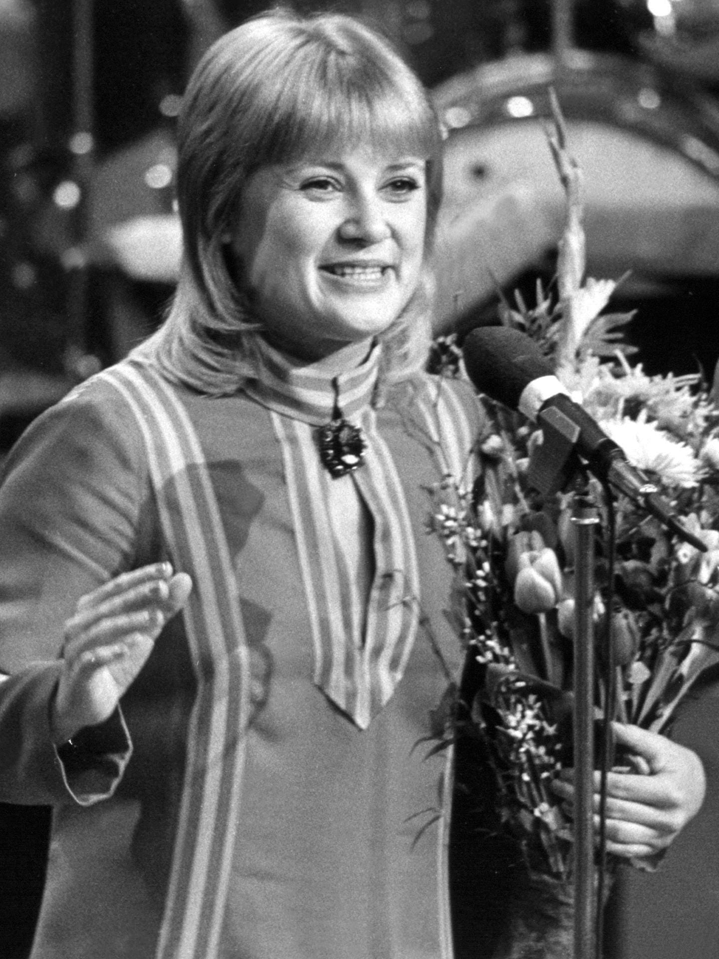 1973: Gitte holt für Deutschland 85 Punkte und belegt den 8. Platz