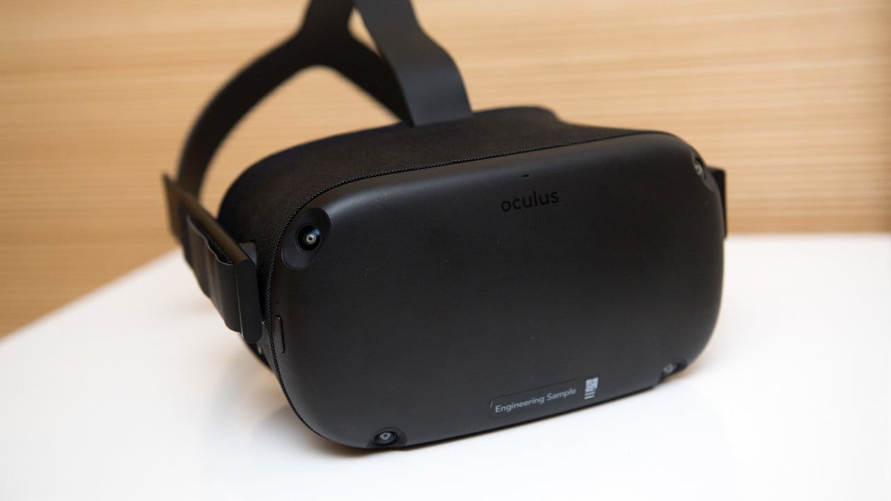 Die Virtual-Reality-Brille Oculus Quest hat im Gegensatz zu vielen früheren Modellen von Oculus keine Kabel zum Anschluss an den Computer.