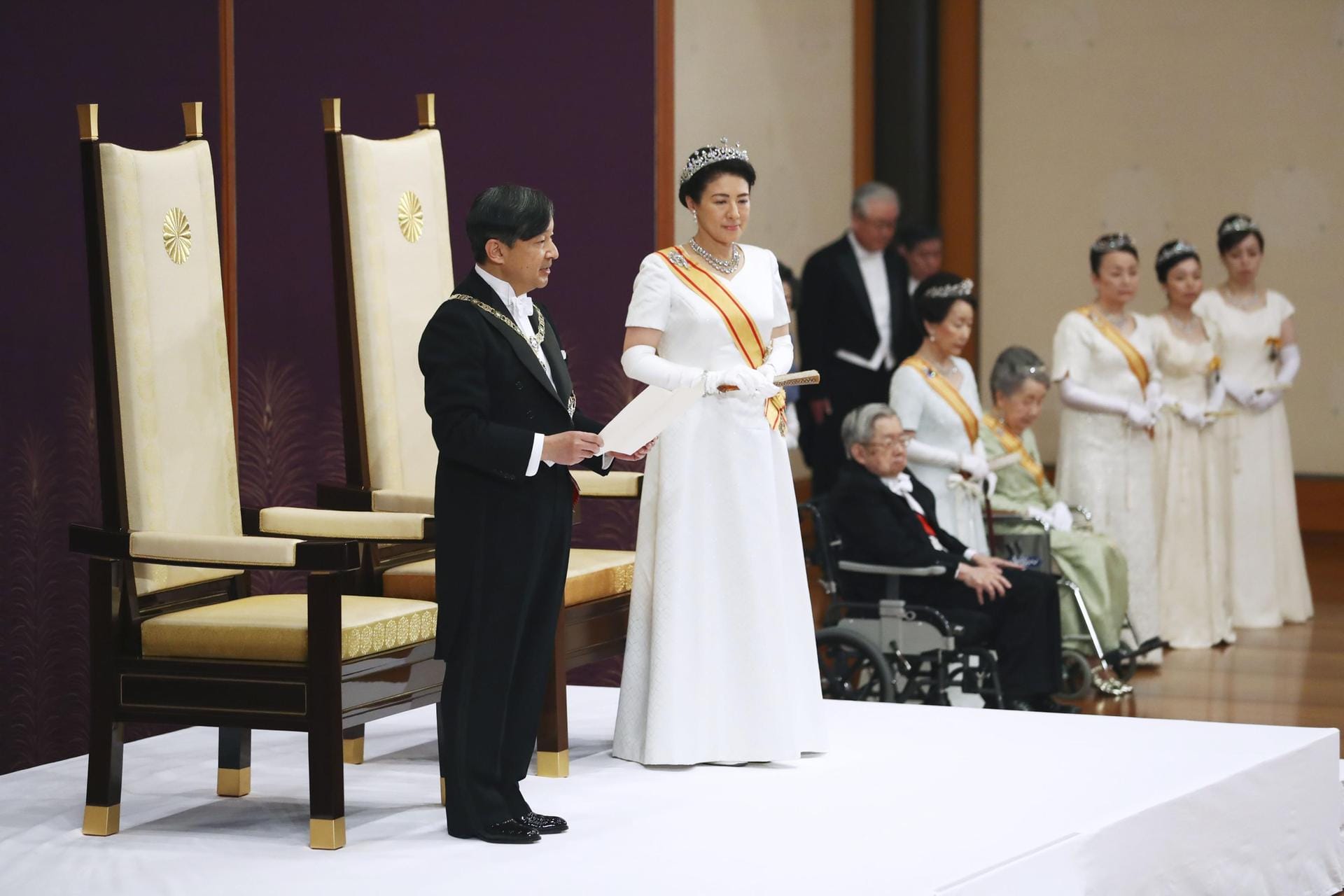 Einführungszeremonie: Das neue Kaiserpaar läutet eine neue Ära ein.