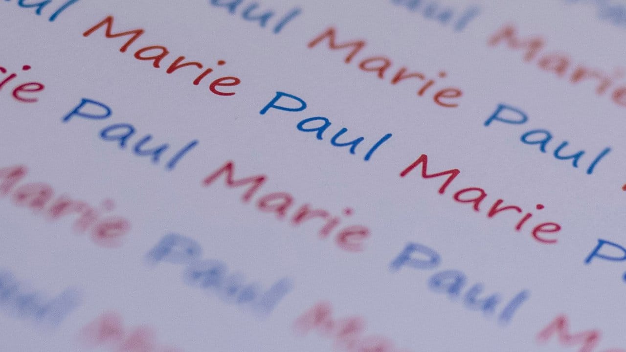 Marie und Paul sind die beliebtesten Babynamen 2018.