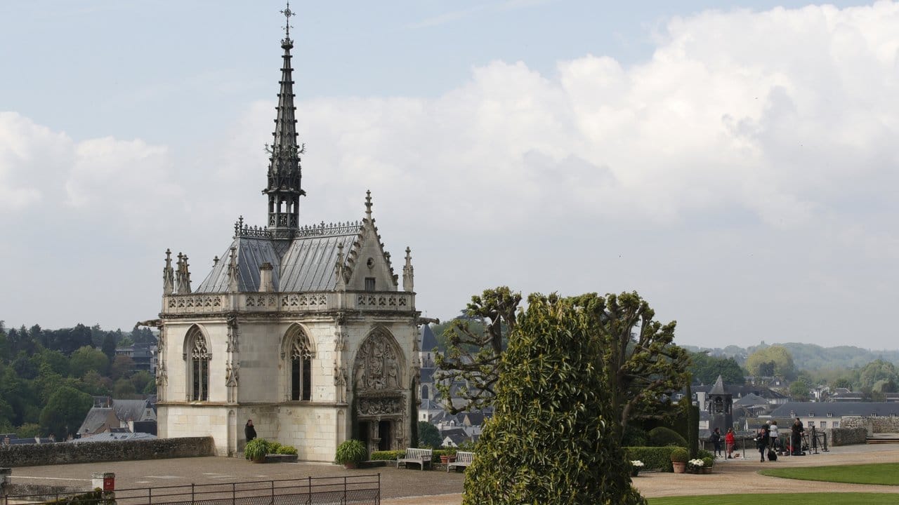 Die Kapelle von Saint-Hubert, die das Grab von Leonardo Da Vinci beherbergt.