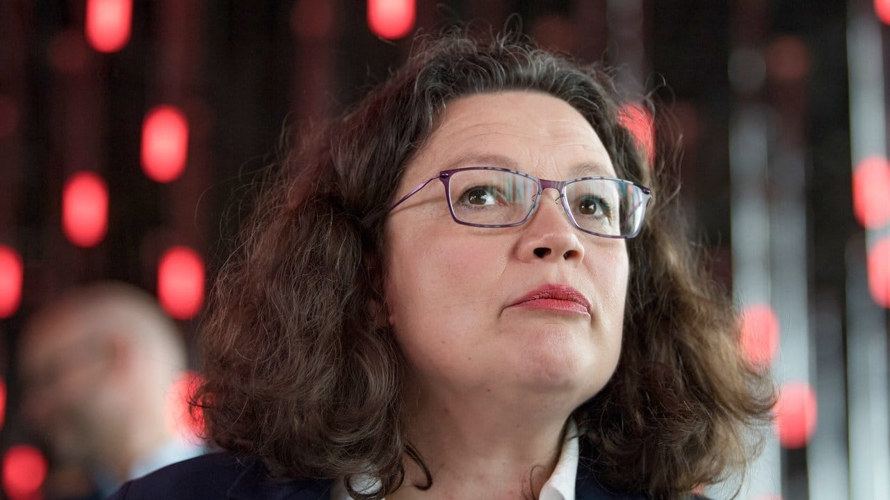 SPD-Chefin Andrea Nahles: "Dass der Vorsitzende der Jungsozialisten jung und sozialistisch argumentiert, das ist wirklich nicht als aufregend empfunden worden hier.