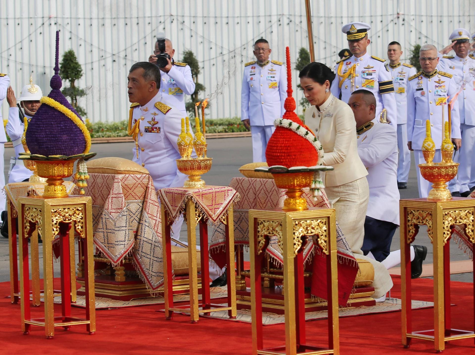 Hommage an den früheren König Thailands Rama V.