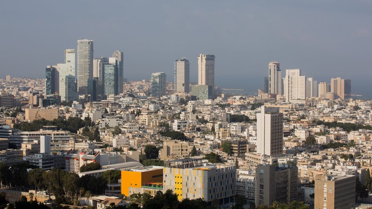 Blick auf die Stadt Tel Aviv.