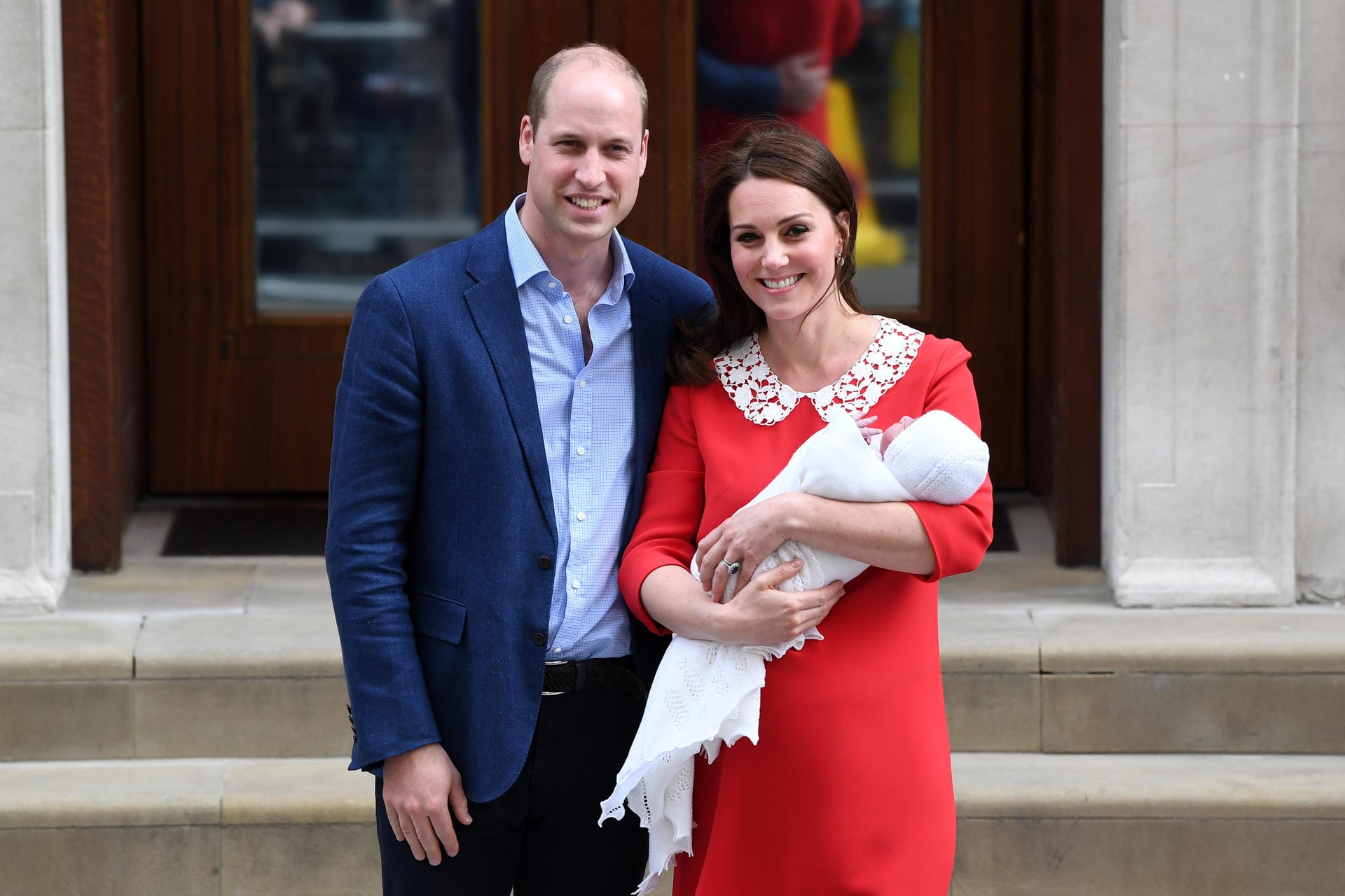 Prinz William und Herzogin Kate: Nach der Geburt von Prinz Louis.