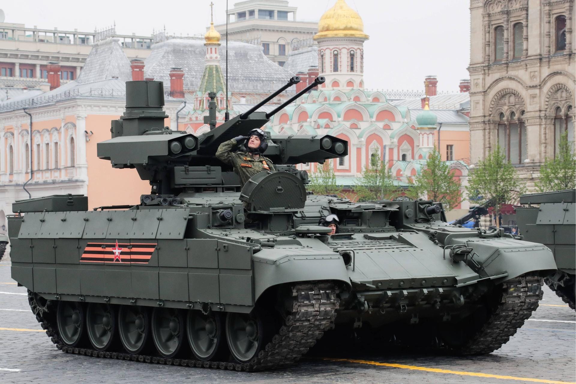 Russlands bewaffneter Kampfwagen "Terminator".