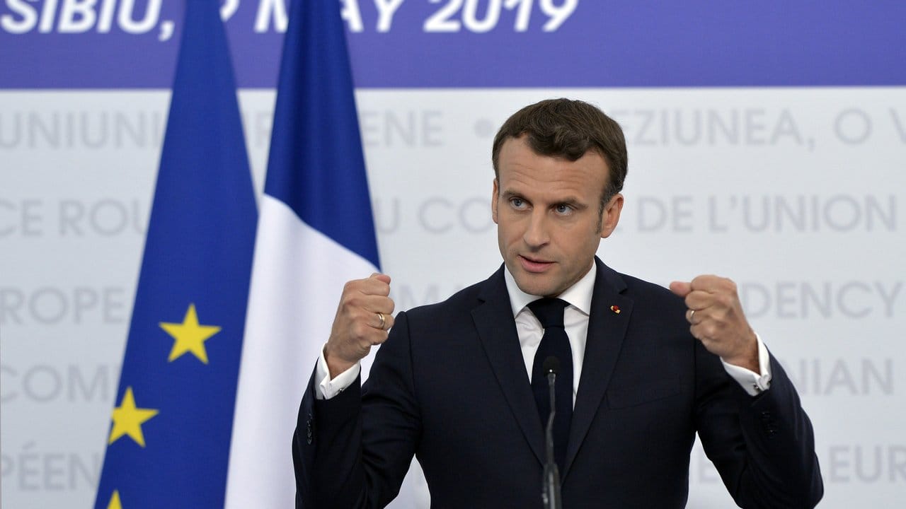 Der französische Präsident Emmanuel Macron warb für das ehrgeizige Ziel, die EU solle bis 2050 gar keine Klimagase mehr in die Atmosphäre blasen.