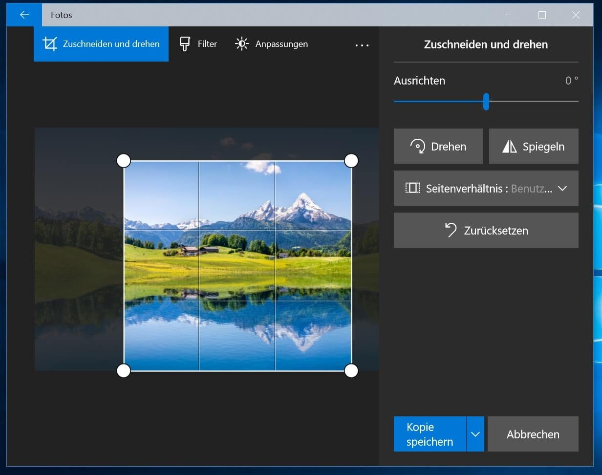Windows 10 Foto-App