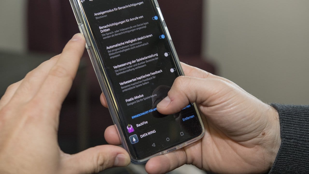 Für mobile Spieler hat das OnePlus 7 Pro einen Spielemodus, der zum Beispiel Benachrichtigungen ausblendet oder die Prozessorleistung anpasst.
