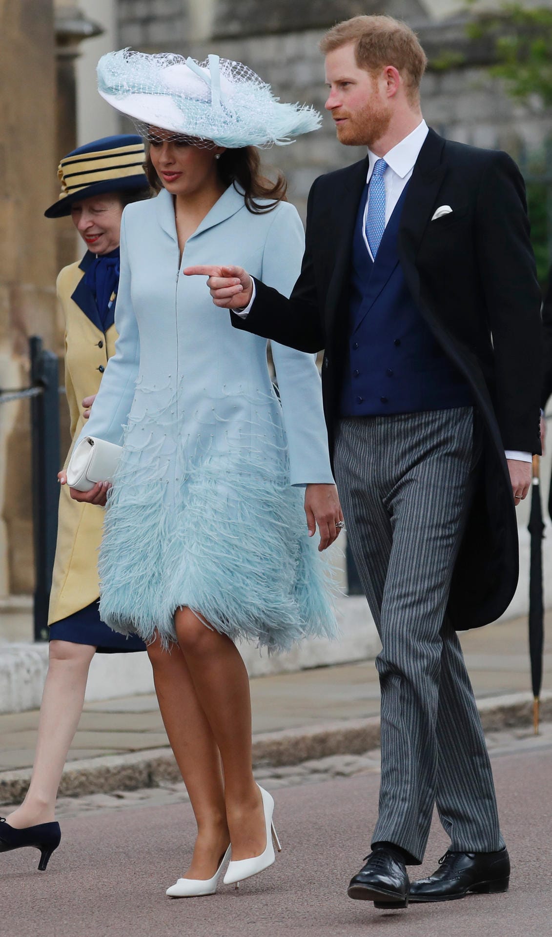 Auch Prinz Harry kam zur Hochzeit seiner Cousine.