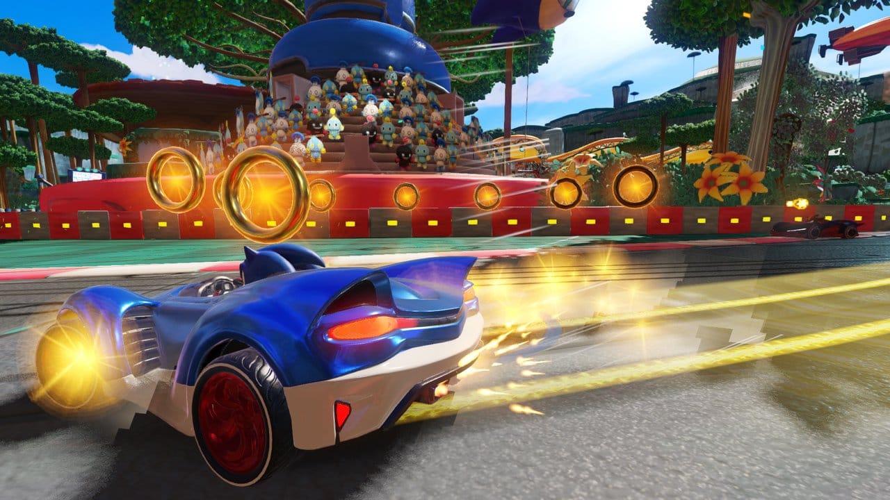 Darum geht es in "Team Sonic Racing": Ringe sammeln, driften - schneller sein als alle anderen.