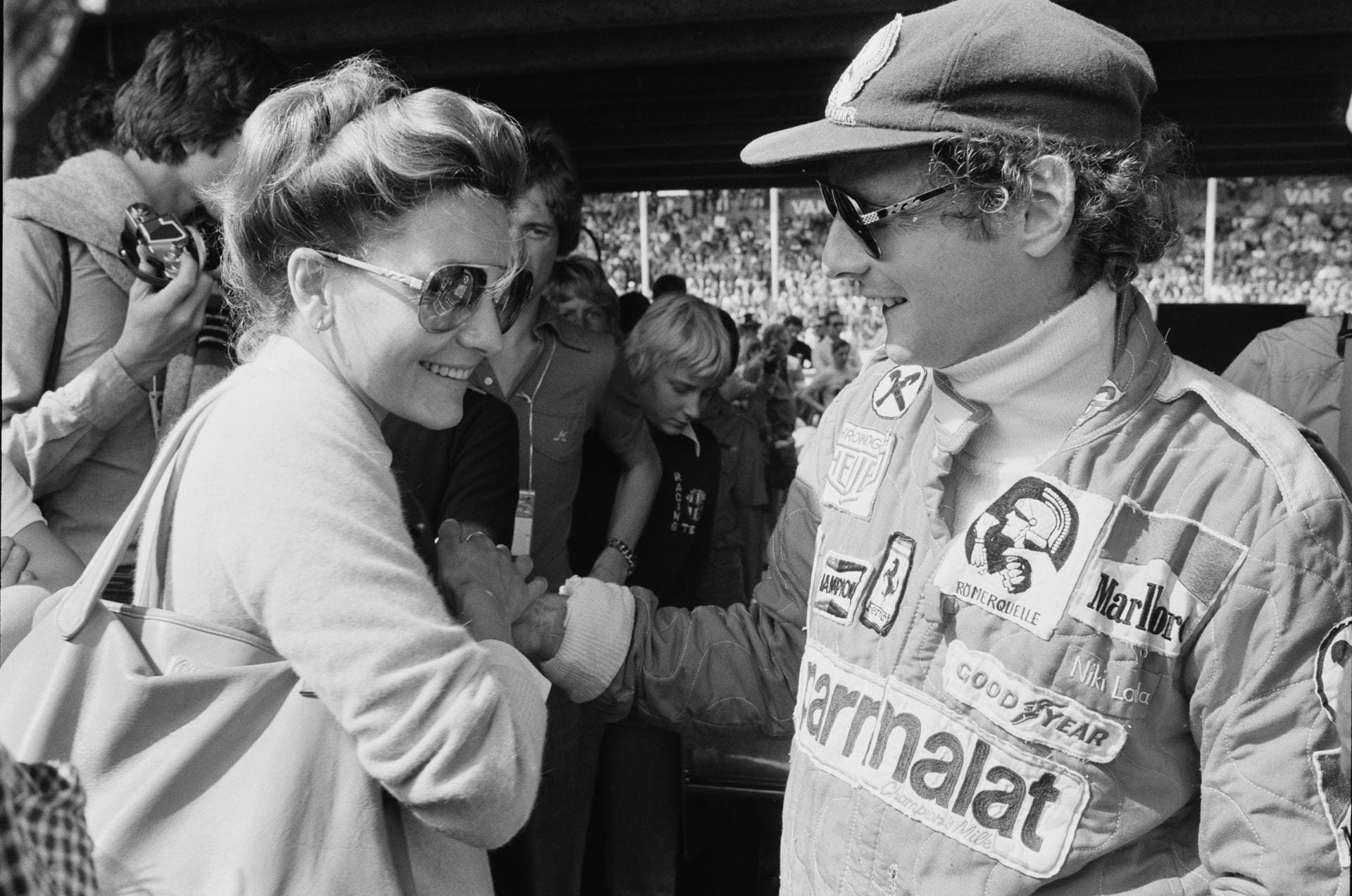 Niki Lauda mit seiner ersten Frau Marlene Knaus: Die beiden waren bis 1991 verheiratet und bekamen zwei Söhne: Lukas und Mathias.
