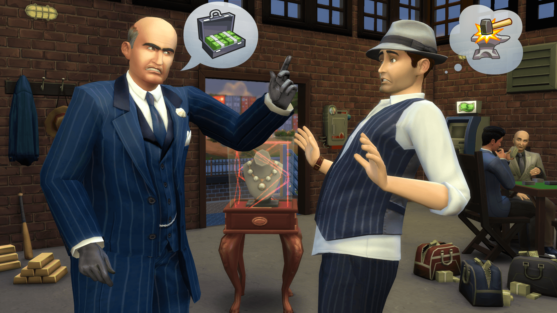 Sims können auch Kriminell werden.