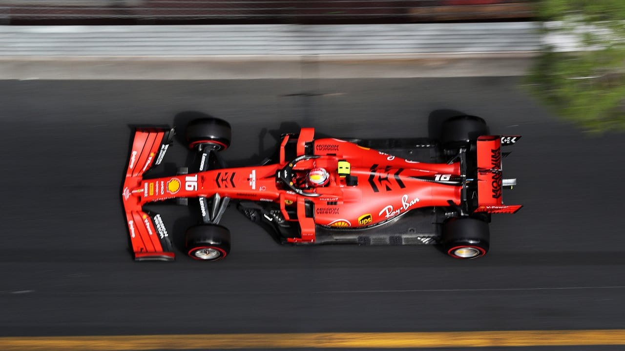 Ferrari-Fahrer Charles Leclerc kam in der Qualifikation nur auf Rang 16.