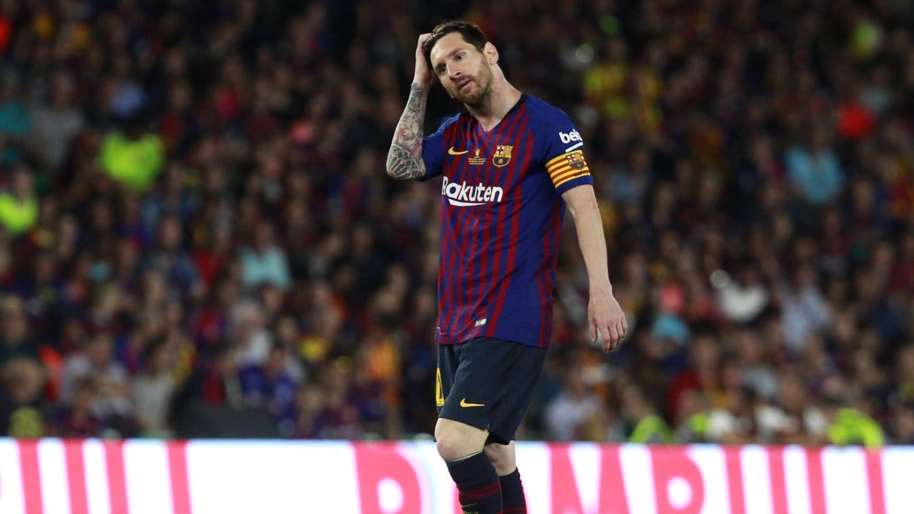 Lionel Messi verpasste mit dem FC Barcelona den Pokalsieg.