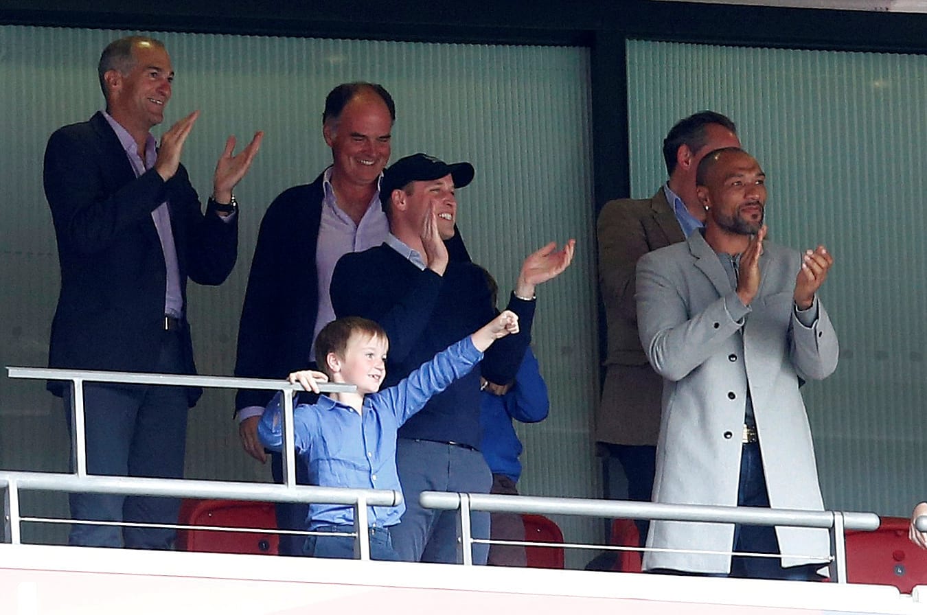 Die Leidenschaft für Aston Villa entdeckte Prinz William in der Schule.