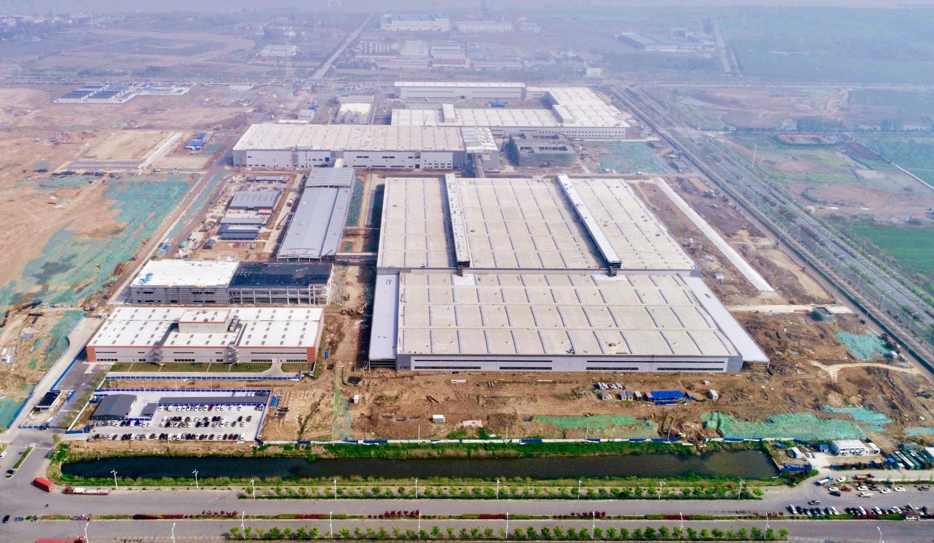 Byton-Werk in Nanjing: In der Fabrik können jährlich 300.000 Autos vom Band laufen.
