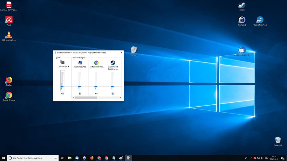 Windows 10 So regeln Sie die Lautstärke per Taste