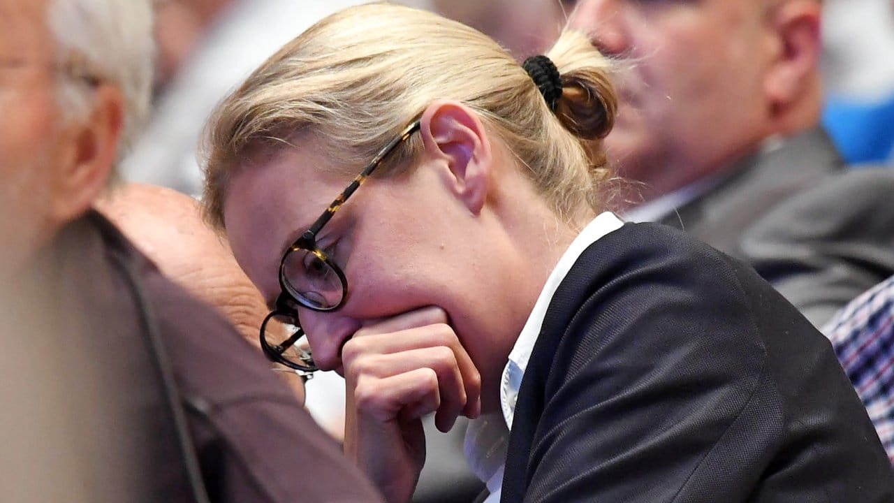 Alice Weidel, Vorsitzende der AfD-Bundestagsfraktion, nimmt als Mitglied des Landesverbandes am Parteitag der AfD Baden-Württemberg teil. Alice Weidel, Vorsitzende der AfD-Bundestagsfraktion, nimmt als Mitglied des Landesverbandes am Parteitag der AfD Baden-Württemberg teil.