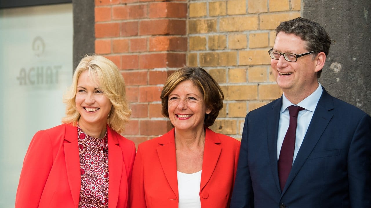 Manuela Schwesig, Malu Dreyer und Thorsten Schäfer-Gümbel: Die SPD soll nach dem Rücktritt von Parteichefin Nahles zunächst kommissarisch von diesem Trio geführt werden.