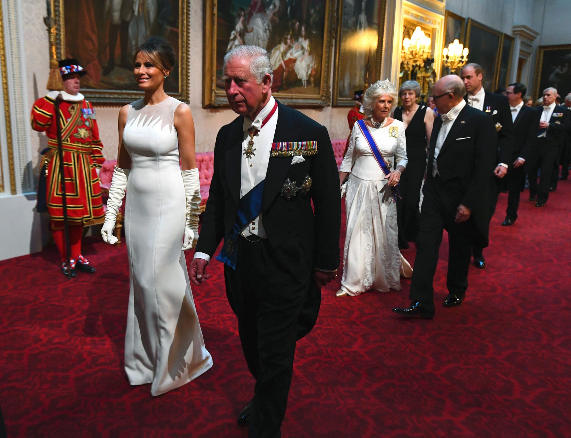 Melania Trump und Prinz Charles