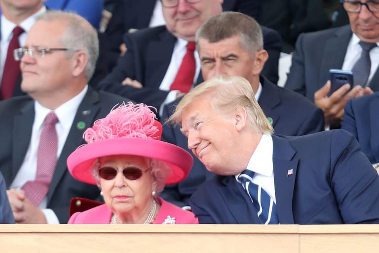 Bei den Feierlichkeiten waren Königin Elisabeth II. und US-Präsident Donald Trump anwesend.