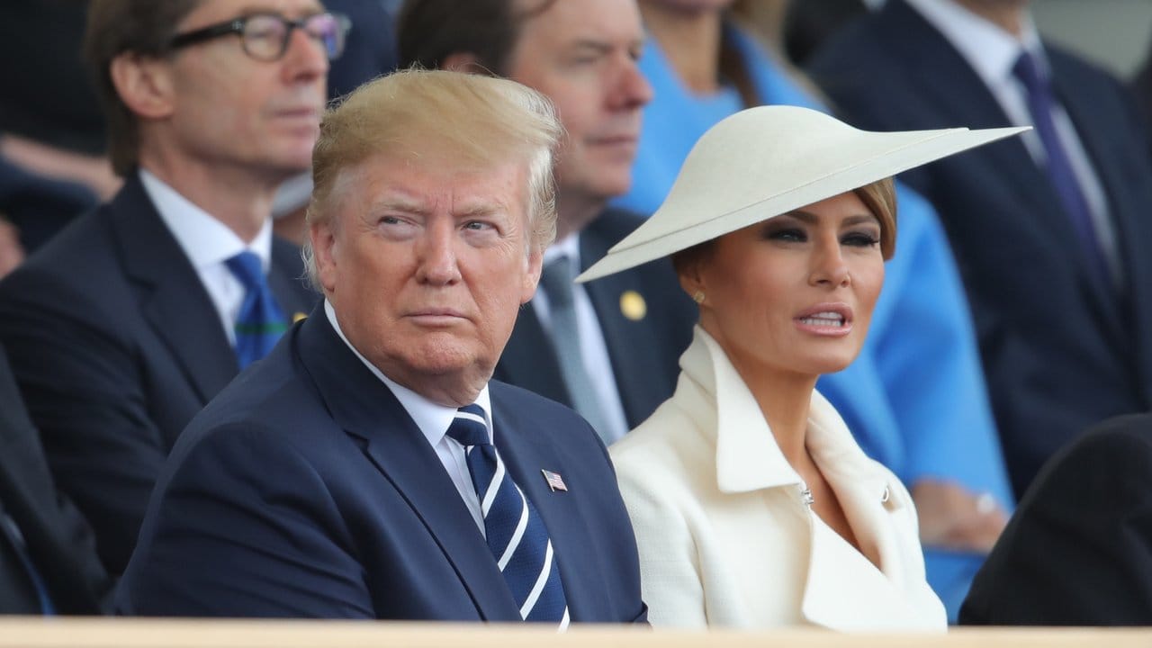 US-Präsident Donald Trump und seine Frau Melania Trump.