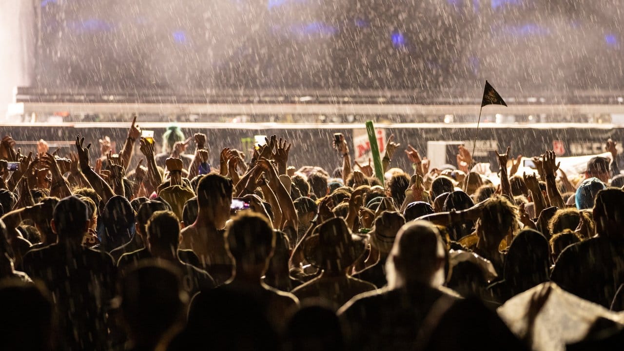 Regen bei Rock im Park. Regen bei Rock im Park.