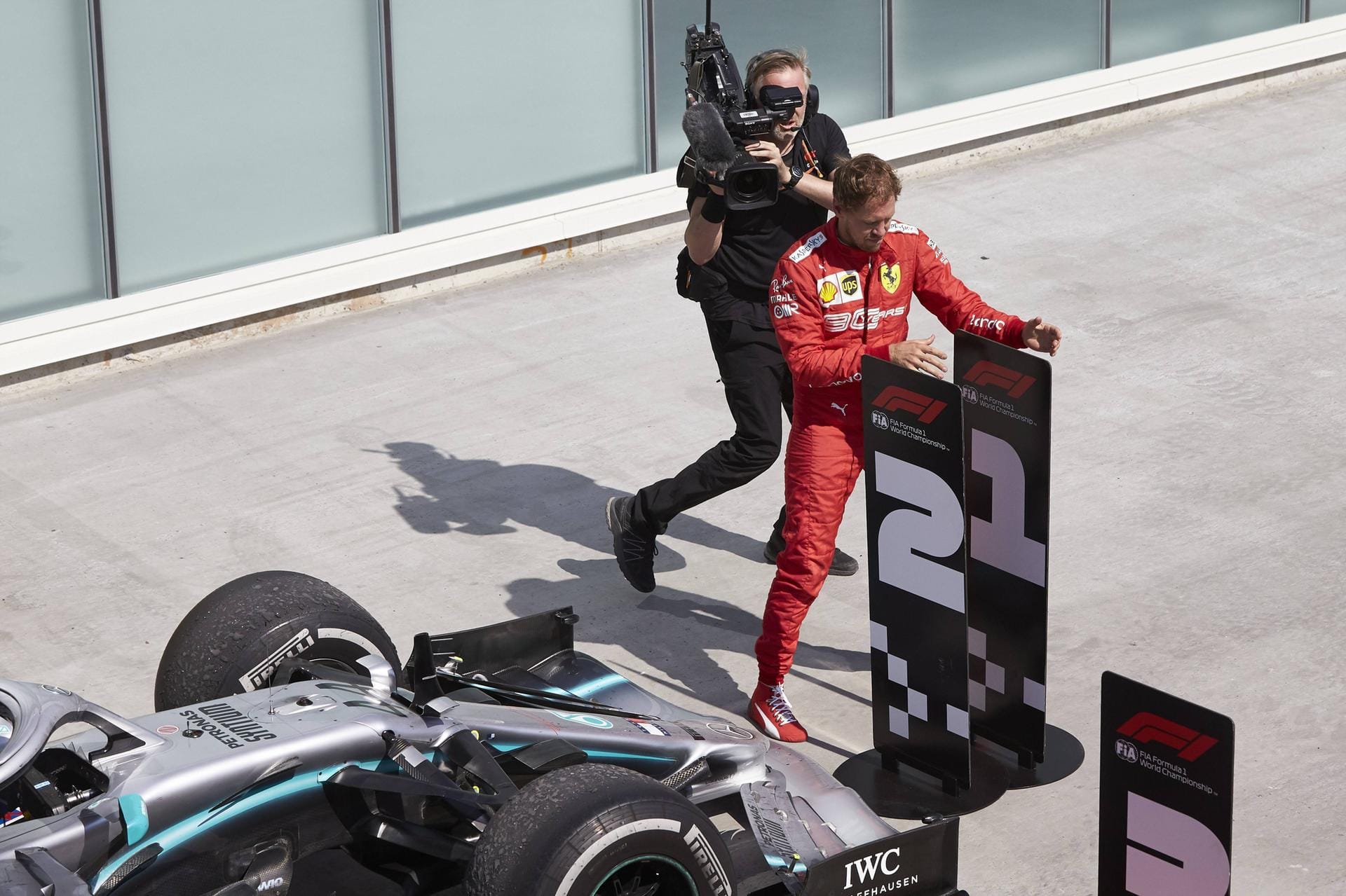 Formel 1 Der Vettel-Ausraster in Bildern