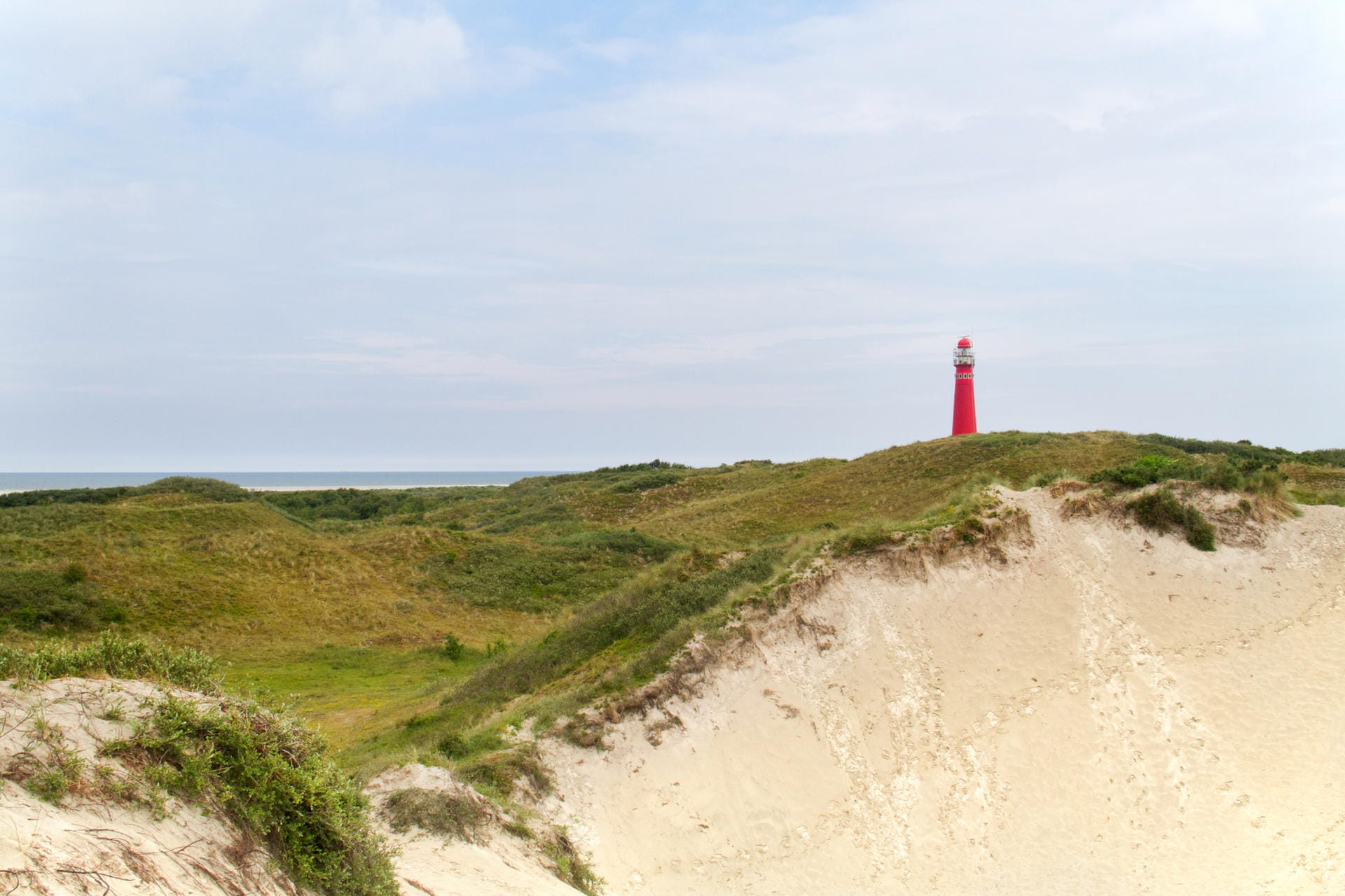 Dünen auf Schiermonnikoog: Mit rund 200 Meter ist der Strand auf Schiermonnikoog einer der breitesten Europas.