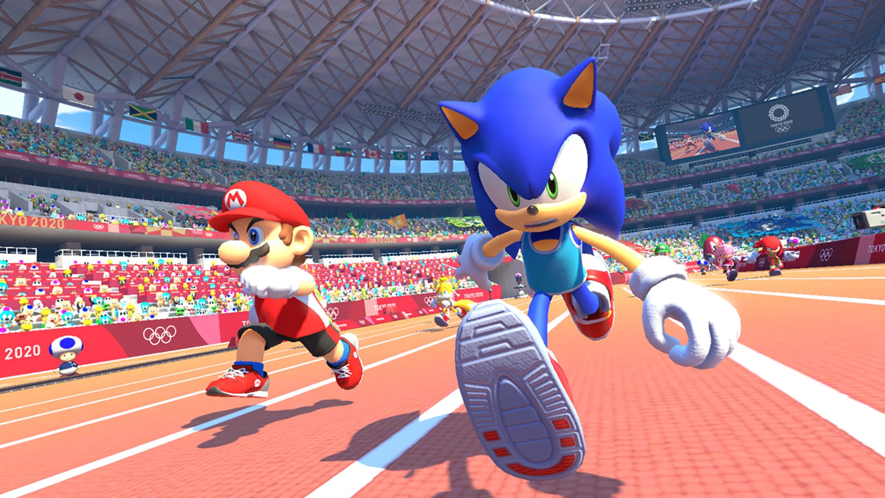 "Mario & Sonic at the Olympic Games Tokyo 2020": In einem Trailer wurden unter anderem die Disziplinen Surfen, Laufen, Hürdenlauf, Fußball, Skateboarden, Fechten und Schwimmen gezeigt