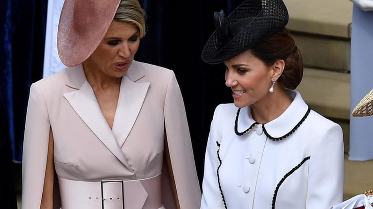 Herzogin Kate und Königin Máxima: Die beiden verstanden sich gut.