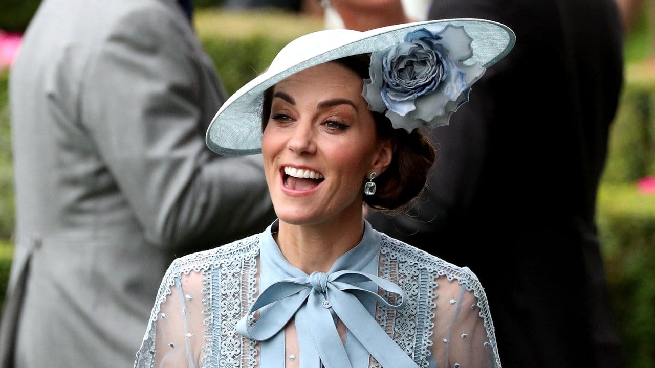 Herzogin Kate bei ihrer Ankunft beim Pferderennen Royal Ascot.