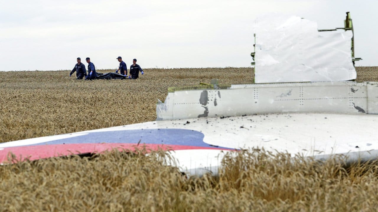 Absturzort von MH17 in der Ostukraine.