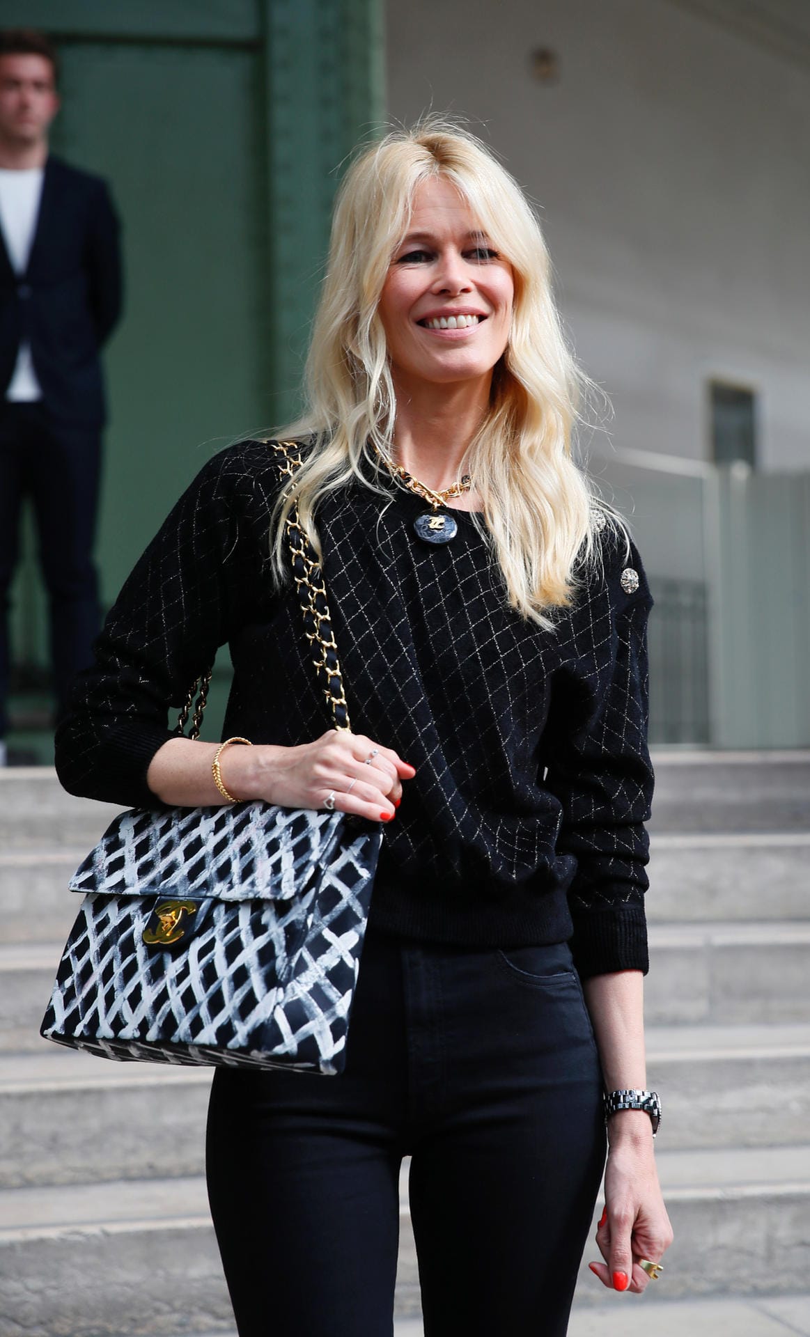 Claudia Schiffer: Das Model arbeitete viele Jahre für den Modedesigner Lagerfeld.