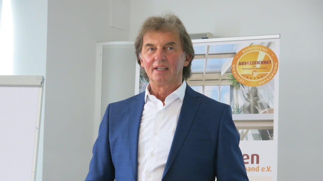 Franz Wurm ist Vorstand des Wintergarten-Fachverbandes.