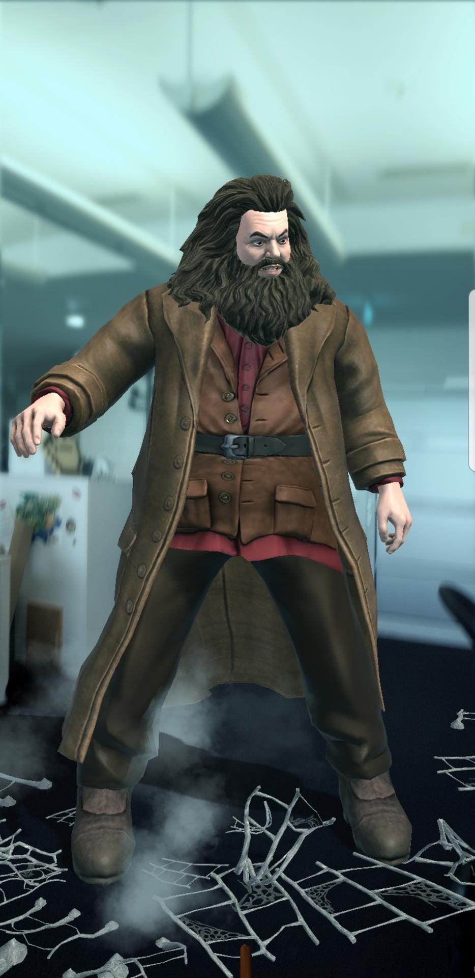 Spieler treffen auch auf bekannte Charaktere aus Harry Potter, wie Hagrid.