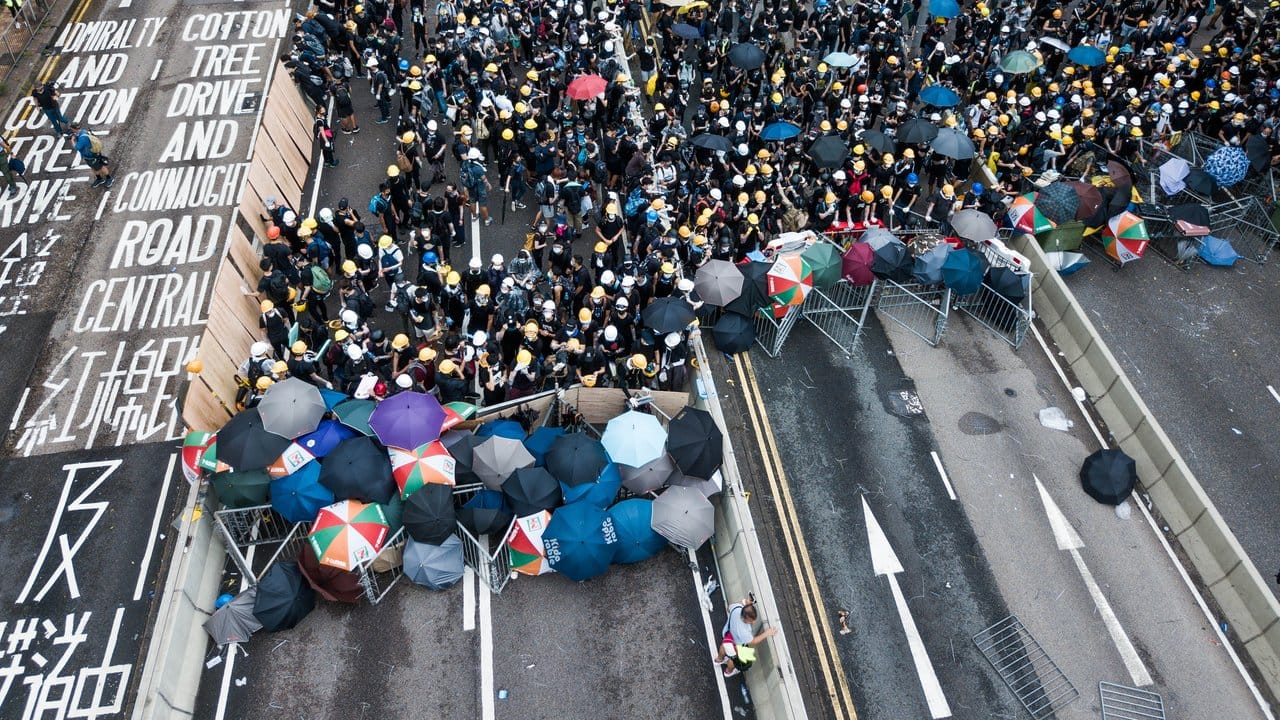 Die derzeitigen Proteste in Hongkong erinnern an die "Regenschirm"-Demonstrationen vor fünf Jahren.