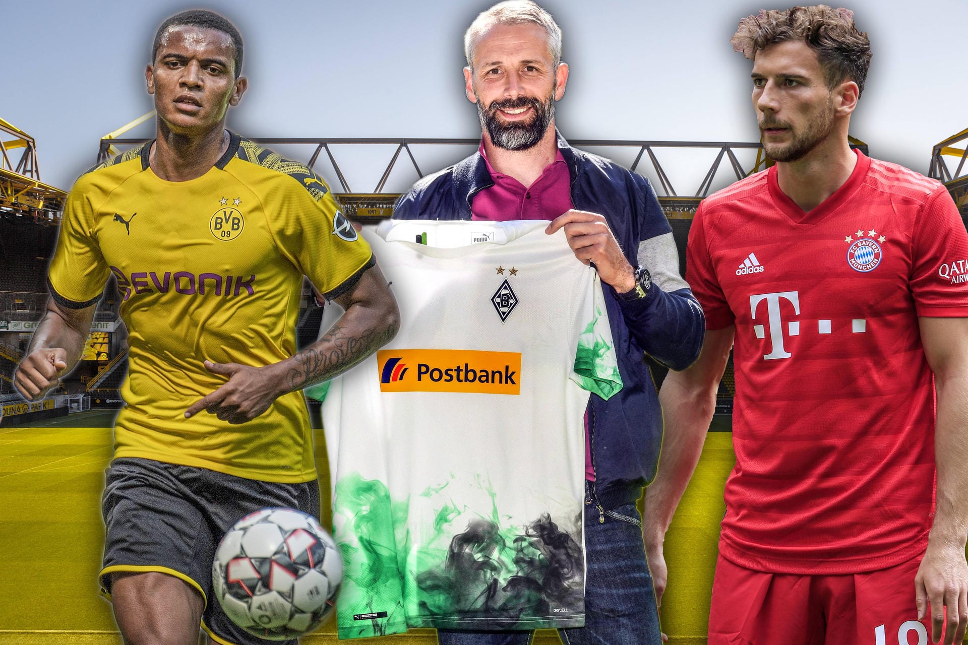 Fast alle Vereine haben ihr Dress für die im August beginnende Spielzeit schon präsentiert. Während einige wie der BVB oder der FC Bayern auf schlichte Tradition setzen, trauen sich Klubs wie Gladbach an ungewöhnliche Designs.