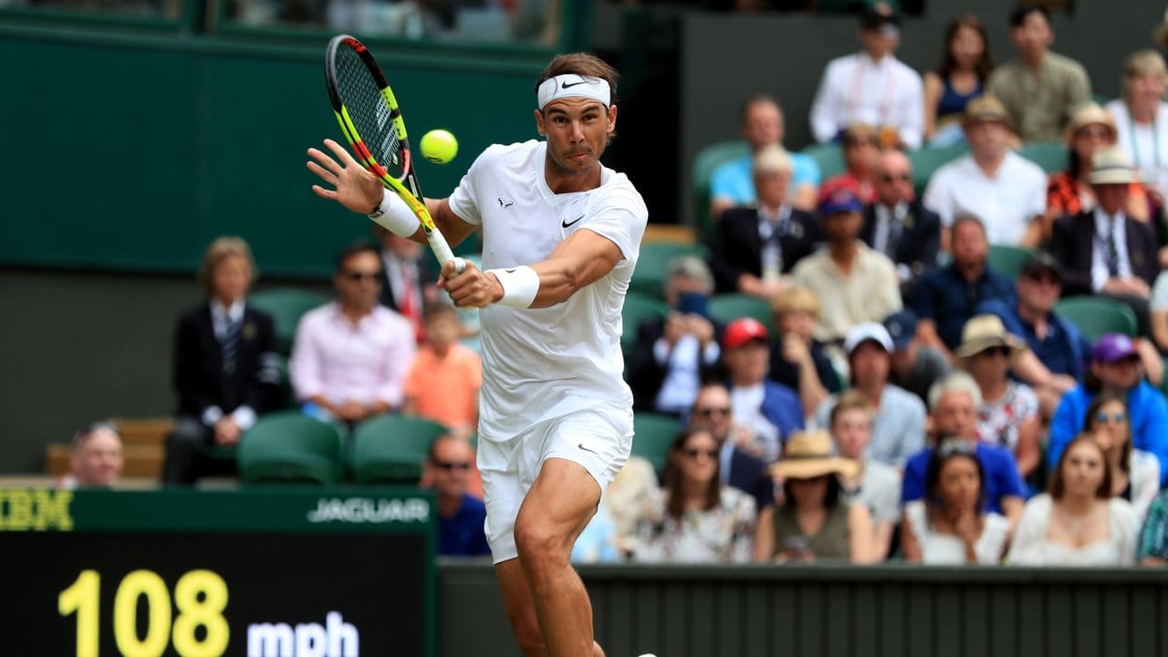 Steht im Wimbledon im Achtelfinale: Rafael Nadal.