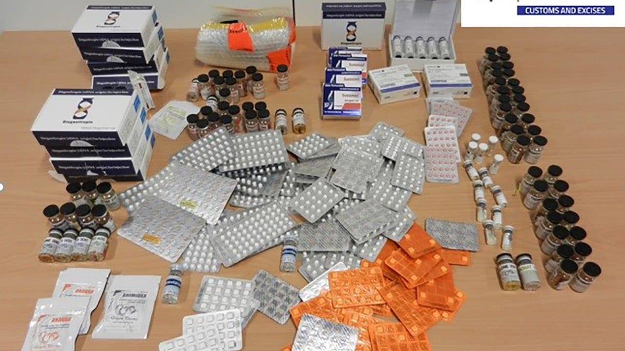 Das Europol-Foto zeigt beschlagnahmte Dopingmittel in Belgien.