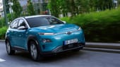 Hyundai Kona: Unter den kleinen Elektro-SUV hat er die größte Reichweite.