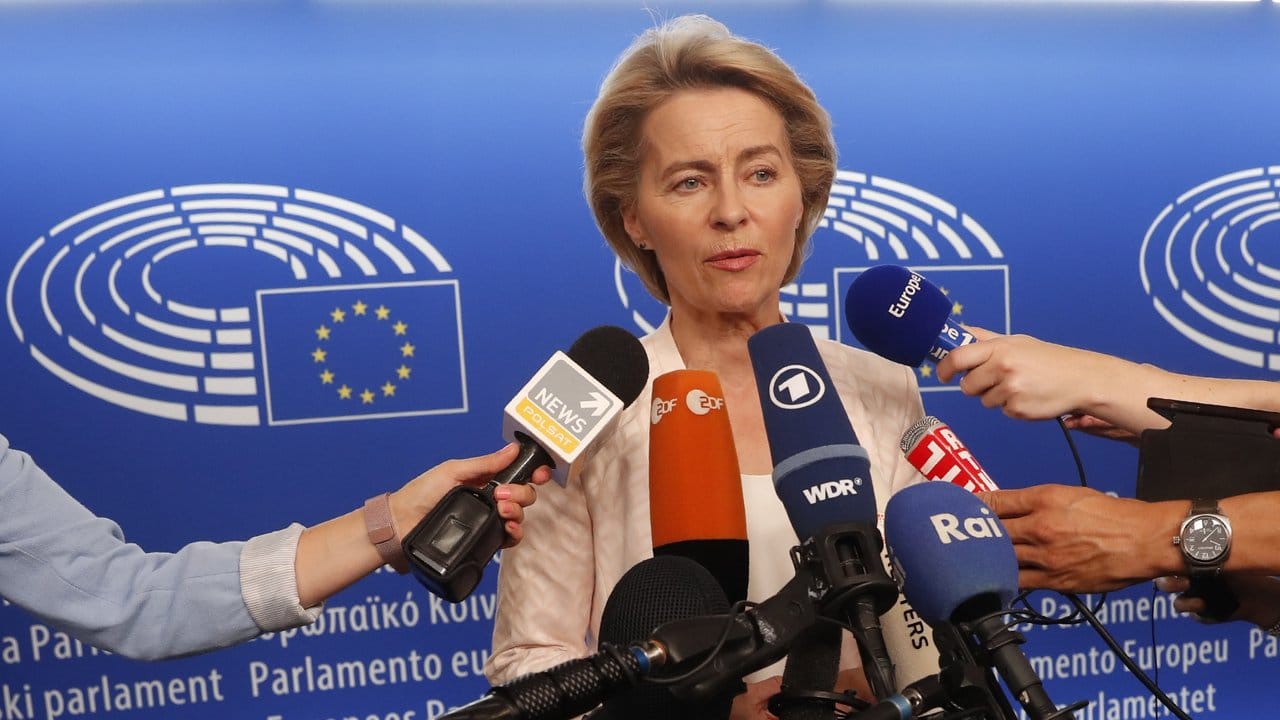 Ursula von der Leyen wird erstmals öffentlich ihre Ziele für Europa erklären.