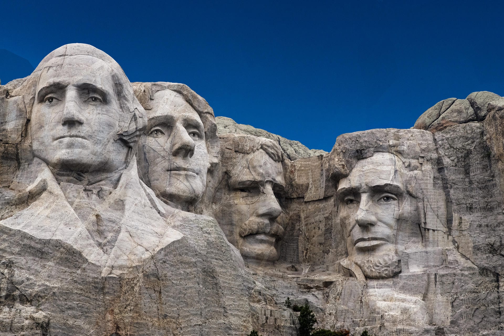 Mount Rushmore, Taken from entrance sidewalk.