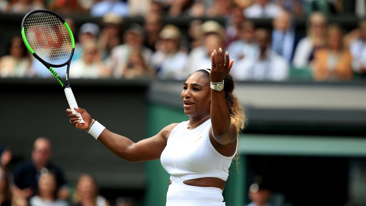 Serena Williams haderte mit ihrem Spiel.