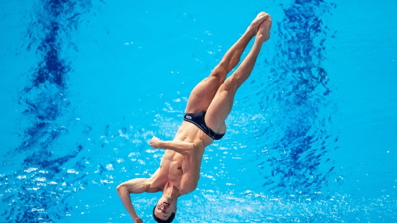 Wurde Fünfter vom Ein-Meter-Brett: Wasserspringer Patrick Hausding in Aktion.